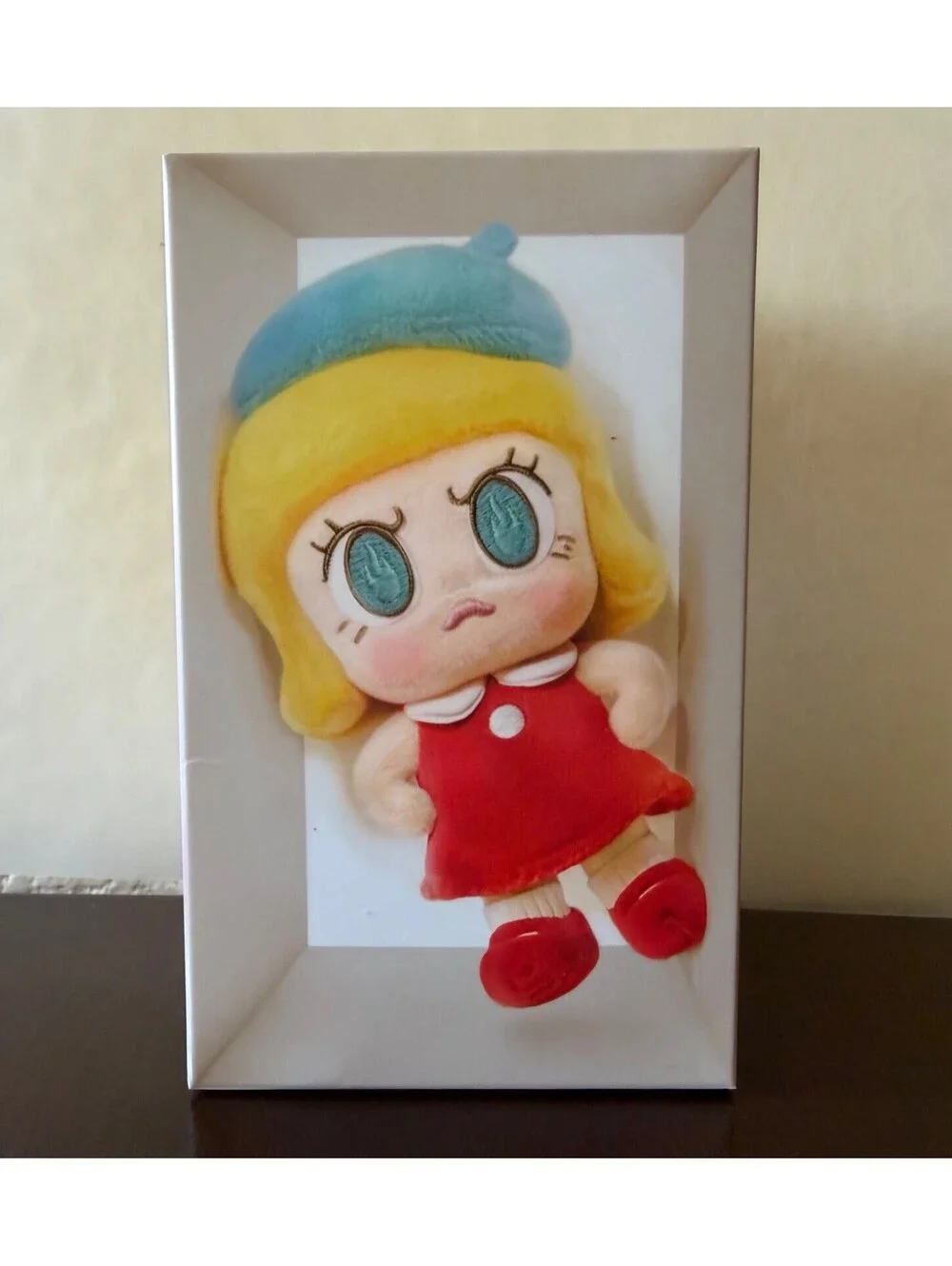 Pop Mart Angry Molly Plush Pendant Blind Box Pop Now Confirmed Brown Fire